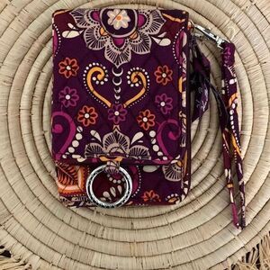 VERA BRADLEY Safari Sunset Double ID‎ Wristlet
